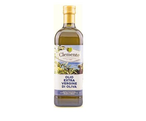 6 x Clemente Olio Extra Vergine di Oliva Virgin Olive Oil Mix of Olive Oils Cold Extraction 1 Litre