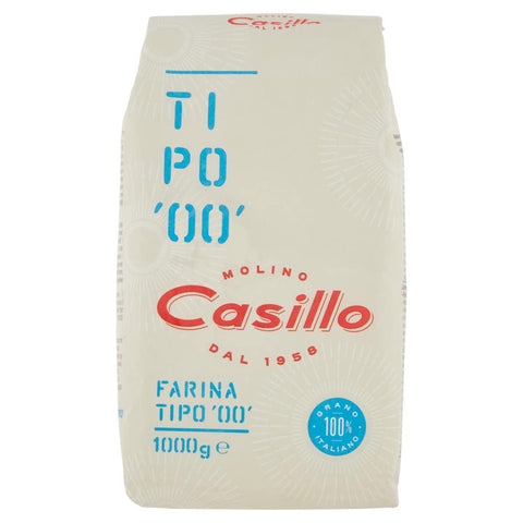 10 x Casillo Farina Italiana Italian Flour Flour 00 for Bread Cake Pizza Pasta 1 kg + Italian Gourmet Polpa 400 g