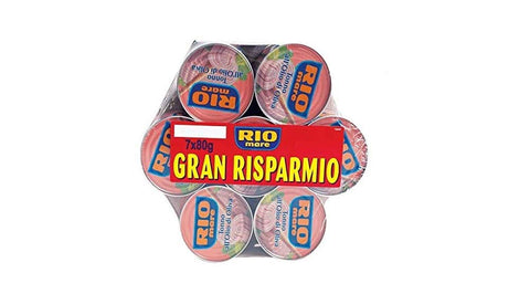 Mega Pack 7x80g Rio Mare Tuna Fish in Olive Oil