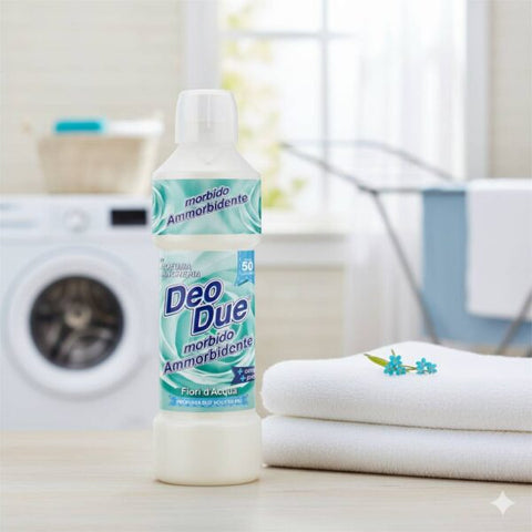 3x Deo Due – Ammorbidente Fiori d’Acqua, Fabric Softener 1 Liter