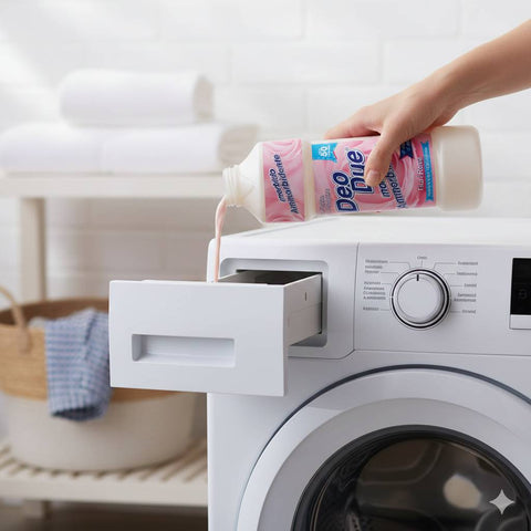 3x Deo Due – Ammorbidente Fiori Rosa, Fabric Softener 1 Liter