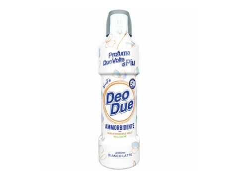 3x Deo Due – Ammorbidente essenza di Bianco Latte, Fabric softener 1L