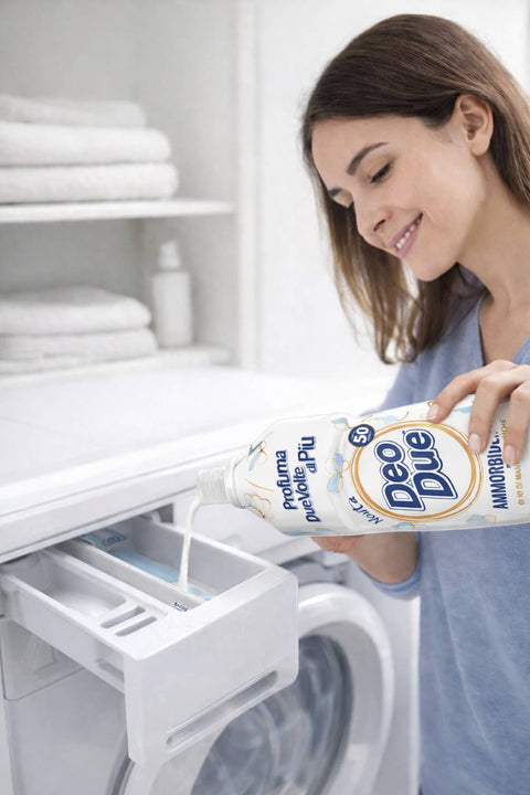 3x Deo Due – Ammorbidente essenza di Bianco Latte, Fabric softener 1L