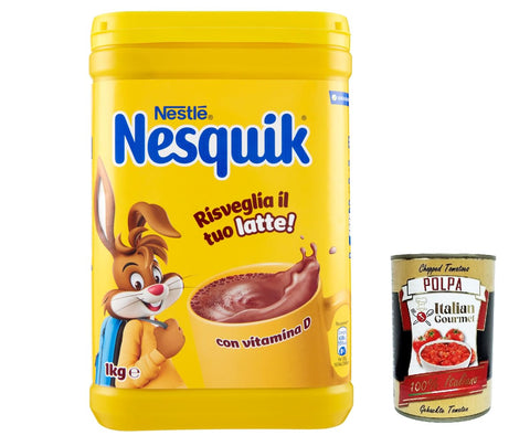6 x Nesquik soluble preparation for drink with lean cocoa, 1 kg + Italian gourmet polpa 400 g