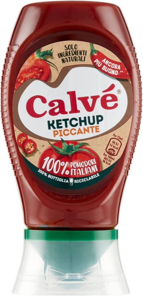 Calvé Spice Kettchup Piccante Fryer Sauce Sauce Sauce 250 ml Pack of 6
