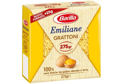 Barilla Pasta all'Uovo Emiliane Grattoni n° 116 Pasta with Egg 275 g Pack of 10