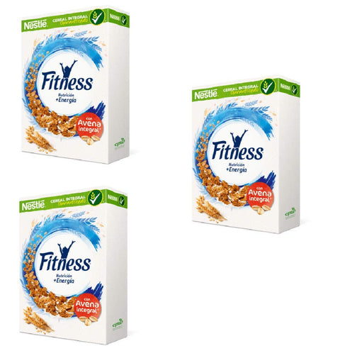 Nestlé Fitness Original Cereal Whole Grain Wheat and Oatmeal Pack of 3