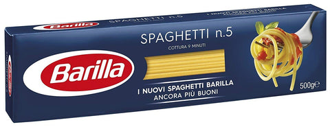 20x Pasta Barilla Spaghetti No. 5 Italian Noodles 500 g Pack