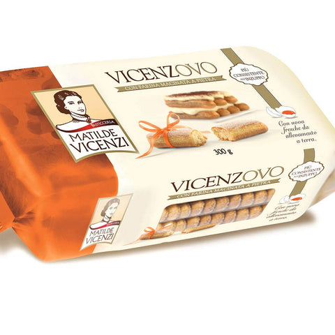 6 x Matilde Vicenzi Savoiardi Vicenzovo Biscuits for Cake tiramisù Spoon Biscuits 300 g