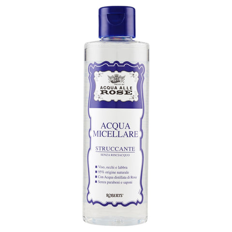 Acqua alle Rose - Eau Micellaire Démaquillant, Visage, Yeux et Lèvres - 200 ml paquet de 6]