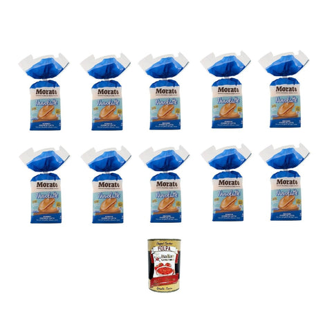 Morato Nuvolatte Soft Milk Buns 10 x 240 g + Italian Gourmet Polpa 400 g