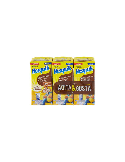 Nesquik Agita e Gusta Milk and Chocolate Ready to Drink 3 x 180 ml Pack of 6