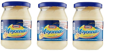 3x Kraft Classic Mayonnaise Mayo Classic Fryer Sauce Sauce Glass 175 g