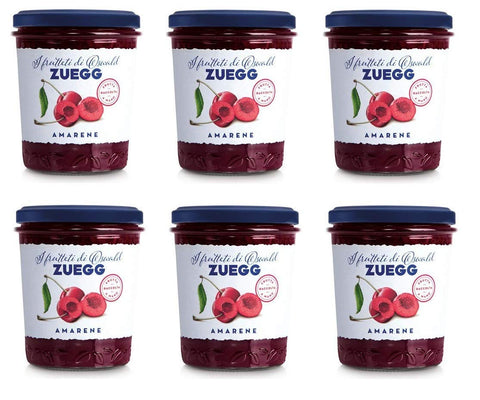 Zuegg Amarena Black Cherry Jam Spreads Italy 320 g Pack of 6