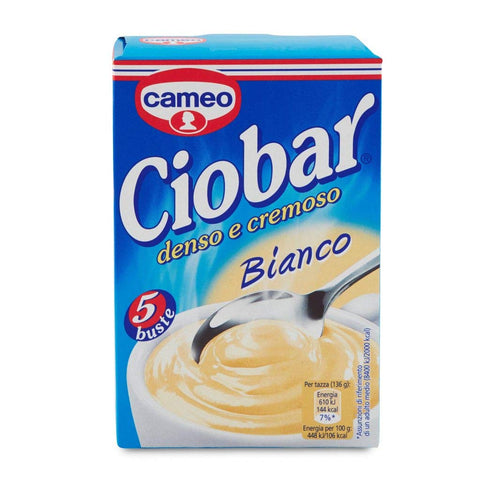 12 x Cameo Ciobar Bianco White Hot Chocolate Istant Chocolate 105 g