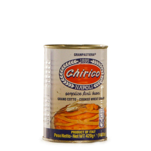 3x Chirico Grano Cotto per Pastiera Napoletana 400 g Cooked Wheat Grains Italy