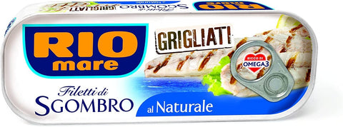 Rio Mare Filetti Di Sgombro Al Naturale Grigliati 6 Pezzi Da 120 Grammi