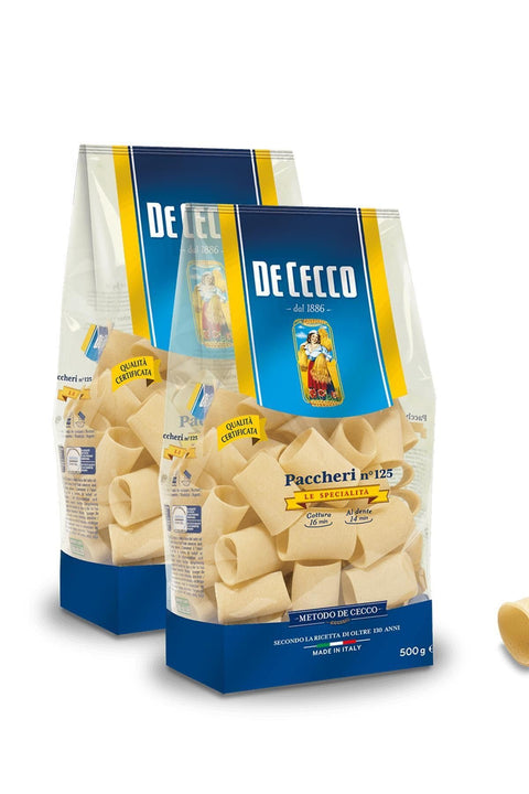 De Cecco Paccheri N.125 Pasta 500 g Pack of 3