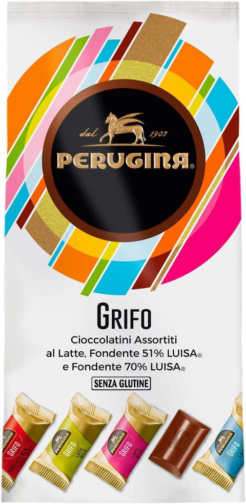 PERUGINA GRIFO Dark Chocolate and Milk Chocolate Assorted Chocolates Bag 200 g