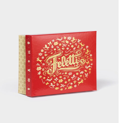 Feletti CHRISTMAS DREAM DELUXE BOX Extra Dark Chocolate Chocolates Filled with Hazelnut Cream (49%) 250 g