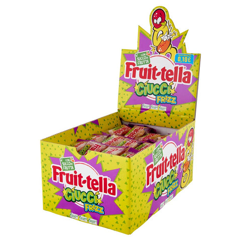 Fruittella Frizz Dummy, Sparkling Gummy Candy, Assorted Fruits Flavour, Gift Ideas for Birthdays and Parties, Box of 150 Individually Wrapped
