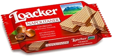 12x Loacker Classic Cubes Hazelnut Reigel Biscuits Waffles Napolitan 45g