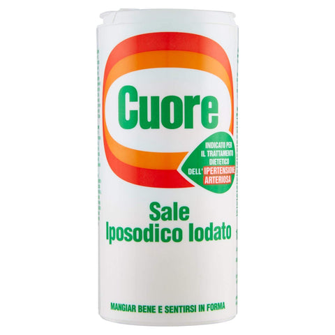 CUORE Sale Iposodico Iodato Salt Italian Iodine Salt Iodine 180 g Italian