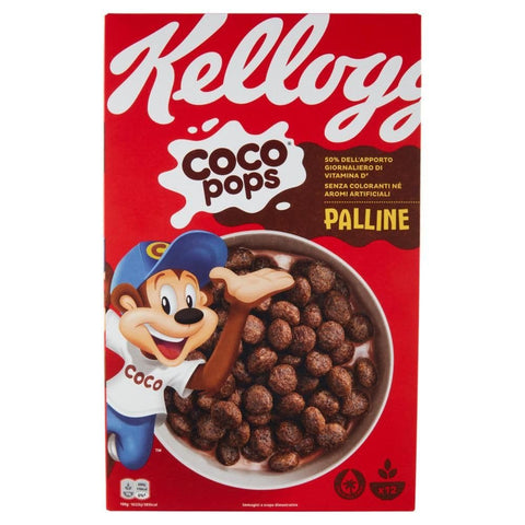 12 x Coco Pops Palline, nutpy chocolate cereal, 365 g