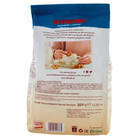 Divella Ottimini Nocciole e Cacao Hazelnuts and cocoa 6x350g