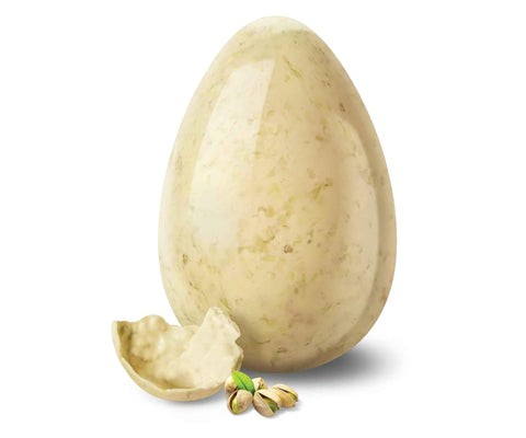 Vanoir Pasqua Collection Gift box, Italian Easter specialties with chocolate eggs and colomba cake, white chocolate with pistachios, dark chocolate with almonds, colomba cake with chocolate pieces