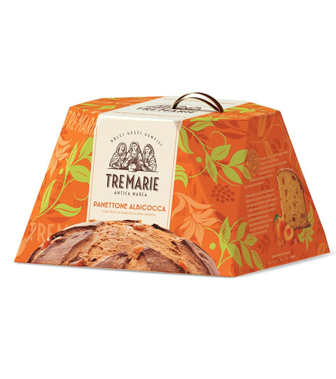 3x Tre marie Panettone all' albicocca Apricot panettone + Italian Gourmet polpa 400gr