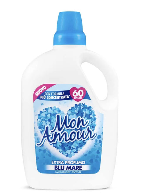 Felce Azzurra Mon Amour BLUE Fabric Softener 45 Washes, Sea Scent, 3000 milliliters