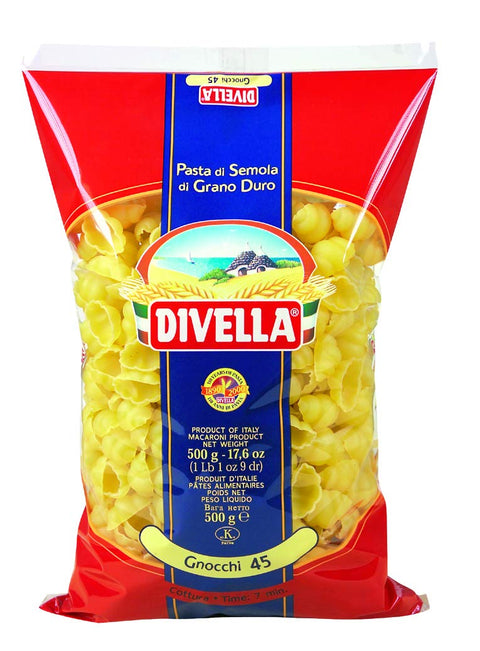 Divella - Gnocchi 45, Durum Wheat Semolina Paste, 500 g