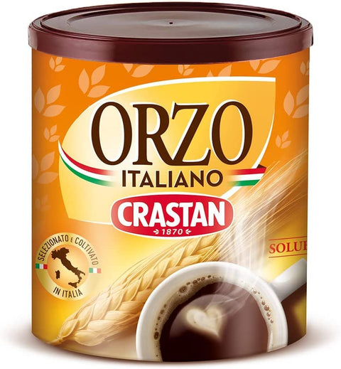 Crastan Orzo 100% Italy Instant Soluble Barley Grain Coffee 120 g Pack of 3
