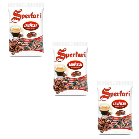 3 x Sperlari Lavazza Filled with Coffee Flavour Italy 175 g Bag