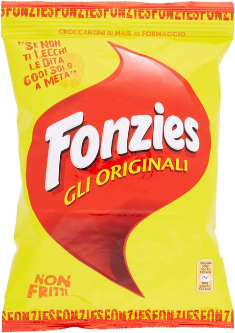 Set 24 FONZIES Chips Original Gr100 117439 Snack And Snacks Salty