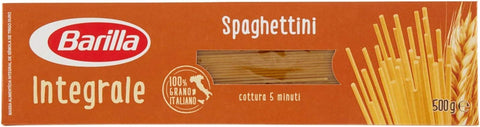 Pasta Barilla Spaghettini Integrali Whole Grain Italian Noodles 500 g