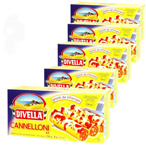 12 X Pasta Divella 250gr Cannelloni