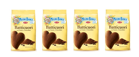 Mulino Bianco Batticuori Biscuors (350 g) - Pack of 4 350 g - [1.40 kg]