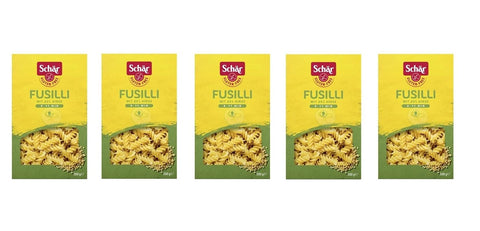 5x SCHÄR Senza Glutine Fusilli Gluten Free Pasta with 20% Millet 500g