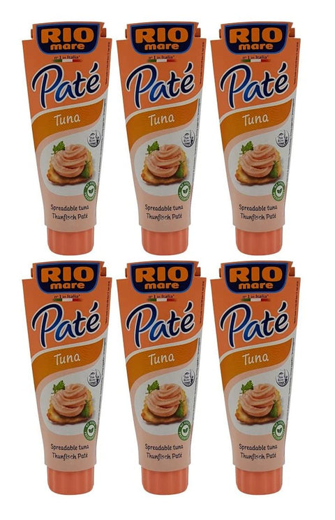 6x Rio Mare Tuna Fish Pate 100g Snack Food Ready to Eat!