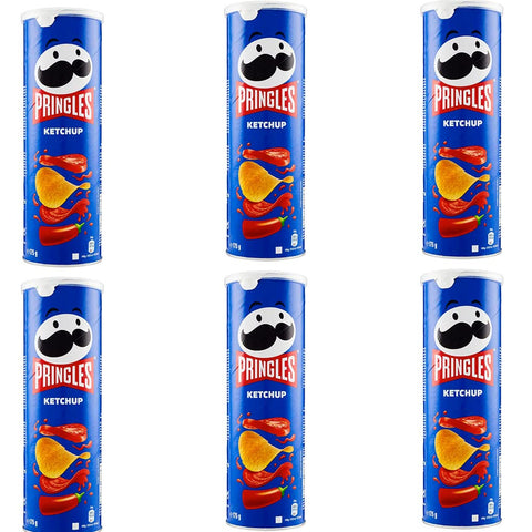 Pringles Perfect Flavour Ketchup Patatine 160 g Potato Chips Pack of 6