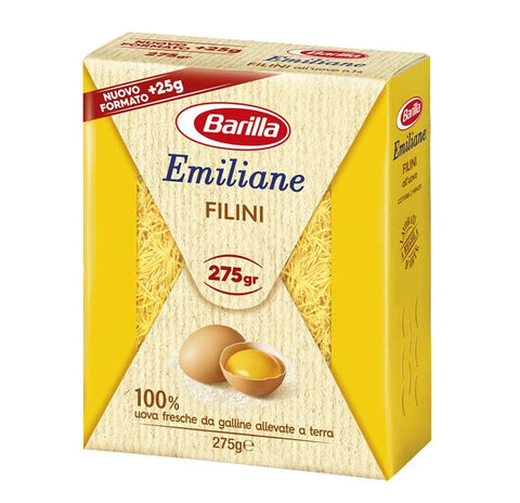 Barilla Emiliane Filini all'uovo noodles with egg 275 g, pack of 20