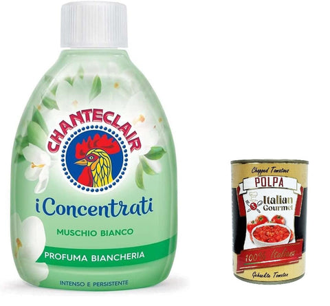 3 x Chanteclair Fragrance Linen I Concentrates, White Musk, 220 ml + Italian Gourmet Polpa 400 g