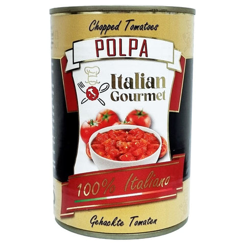 24x Italian Gourmet Polpa di pomodoro Finely Chopped Tomato Paste 100% Italian 400g