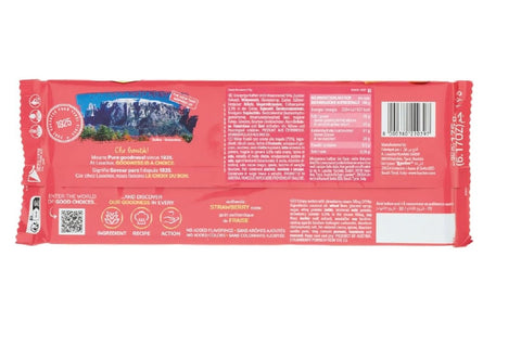 3x Loacker Wafer Classic Fragola Waffles filled with strawberry cream, 175 g