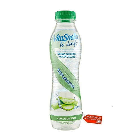 12x Vitasnella le Linfe Depurativa con Aloe Vera 500 ml
