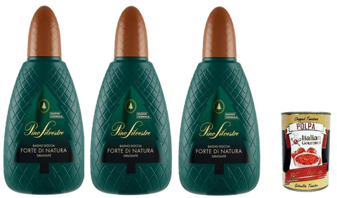 Pino Silvestre Moisturising Shower Gel 750 ml + Italian Gourmet Polpa 400 g Pack of 3