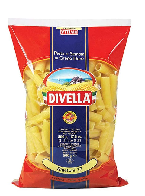 10x Pasta Divella 100% Italian N°17 Rigatoni 500 g