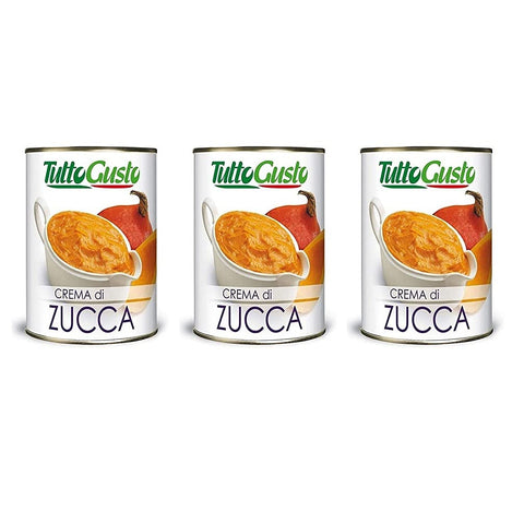 Tutto Gusto Crema di Zucca Pumpkin Cream Pumpkin Cream 400 g Tub Pack of 3